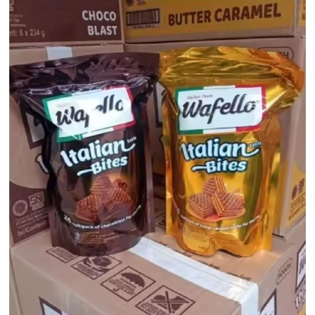 

Roma wafello Italian bites isi 24 Pcs , cream lumer berlimpah