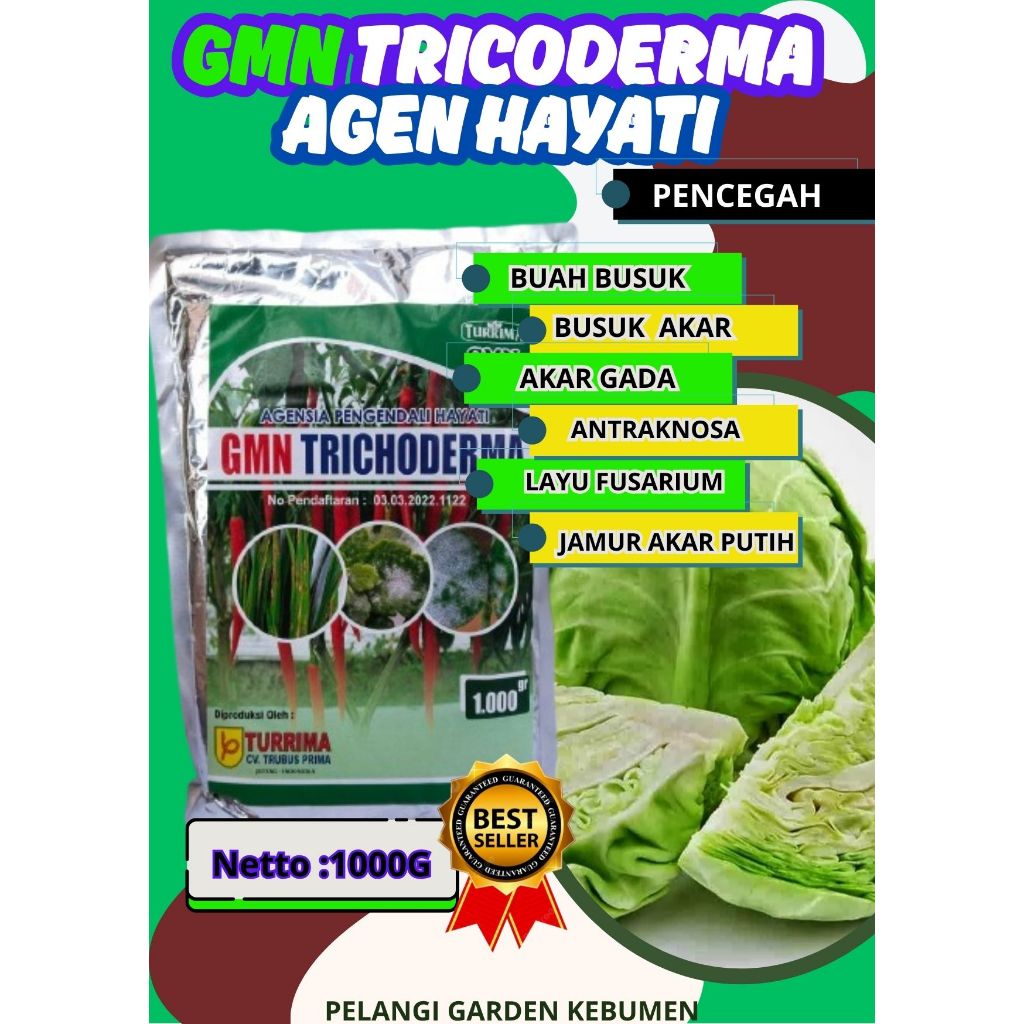 TERLARIS  Trichoderma Anfush Untuk Cabe, Trichoderma Bubuk Isi 1kg