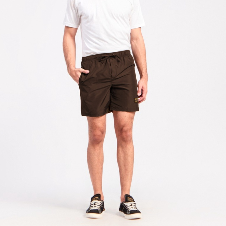Guten Inc - Celana Pendek Boardshort Parasut Novak Brown
