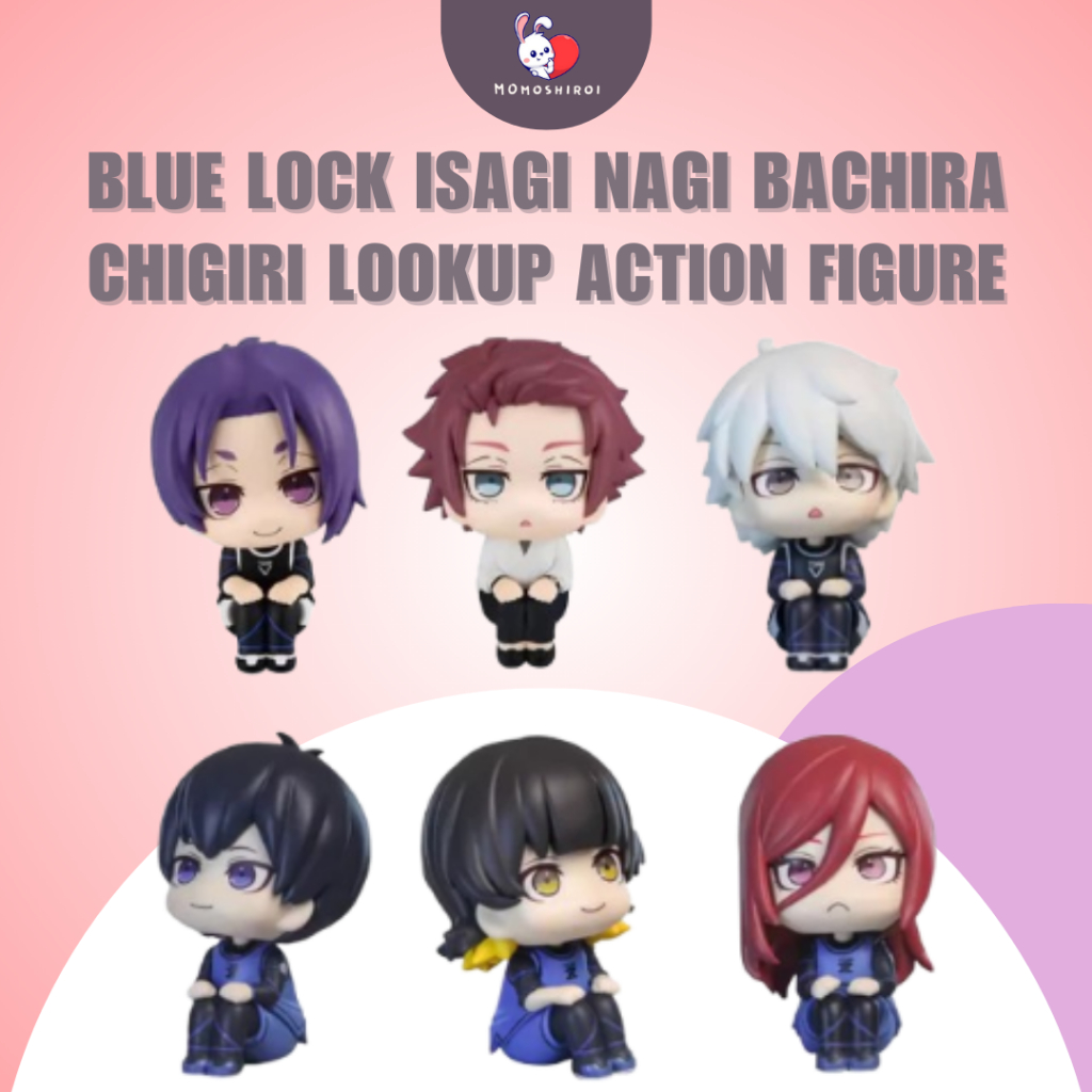 Blue Lock Isagi Nagi Bachira Chigiri LookUp / Rukkapu Action Figure