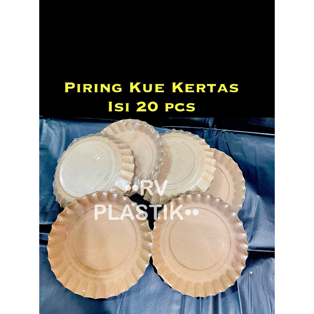 PIRING KUE KERTAS / PIRING KERTAS KUE KECIL