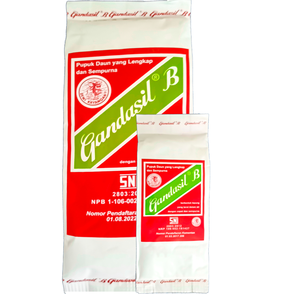 PUPUK GANDASIL B/ PUPUK DAUN DAN BUAH GANDASIL B/ GANDASIL MERAH/ 100 & 500 GRAM