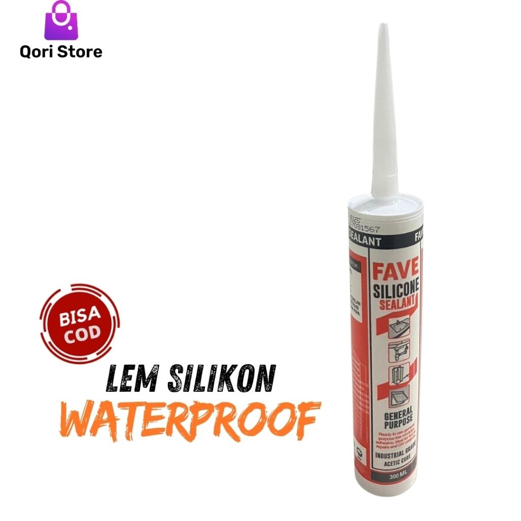 Qori store - Lem Silicone Sealant  Waterproof / Lem Waterproof / Lem Silikon