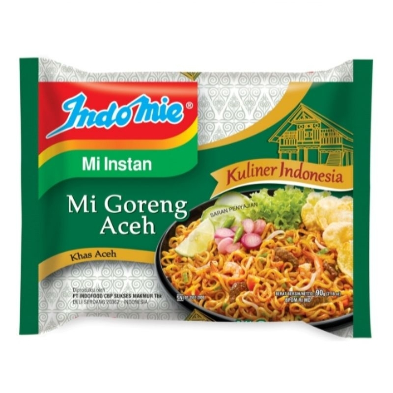 

Indomie Mie Instan Goreng Aceh isi 90 Gram