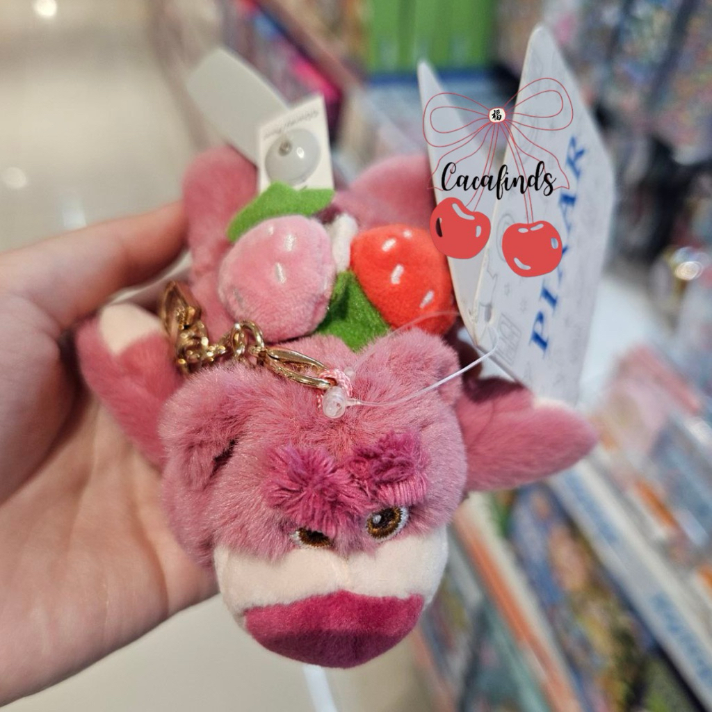New Disney‼️Gantungan Kunci Boneka / Keychain Bag Charm Disney Pixar Strawberry Lotso Collection