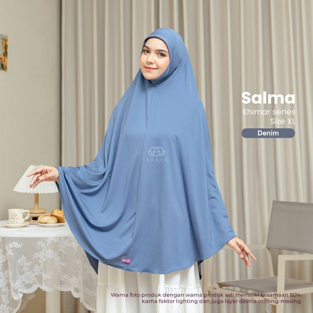 Khimar Salma XL | Khimar Dagu Malaysia | Khimar Jersey | Khimar Instan Arafa Hijab