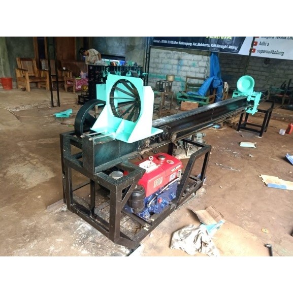 MESIN PEMBELAH BAMBU PANJANG Disel 8 pk (dynamo 8 pk) | MESIN BELAH BAMBU | MESIN PEMBELAH BAMBU DIS