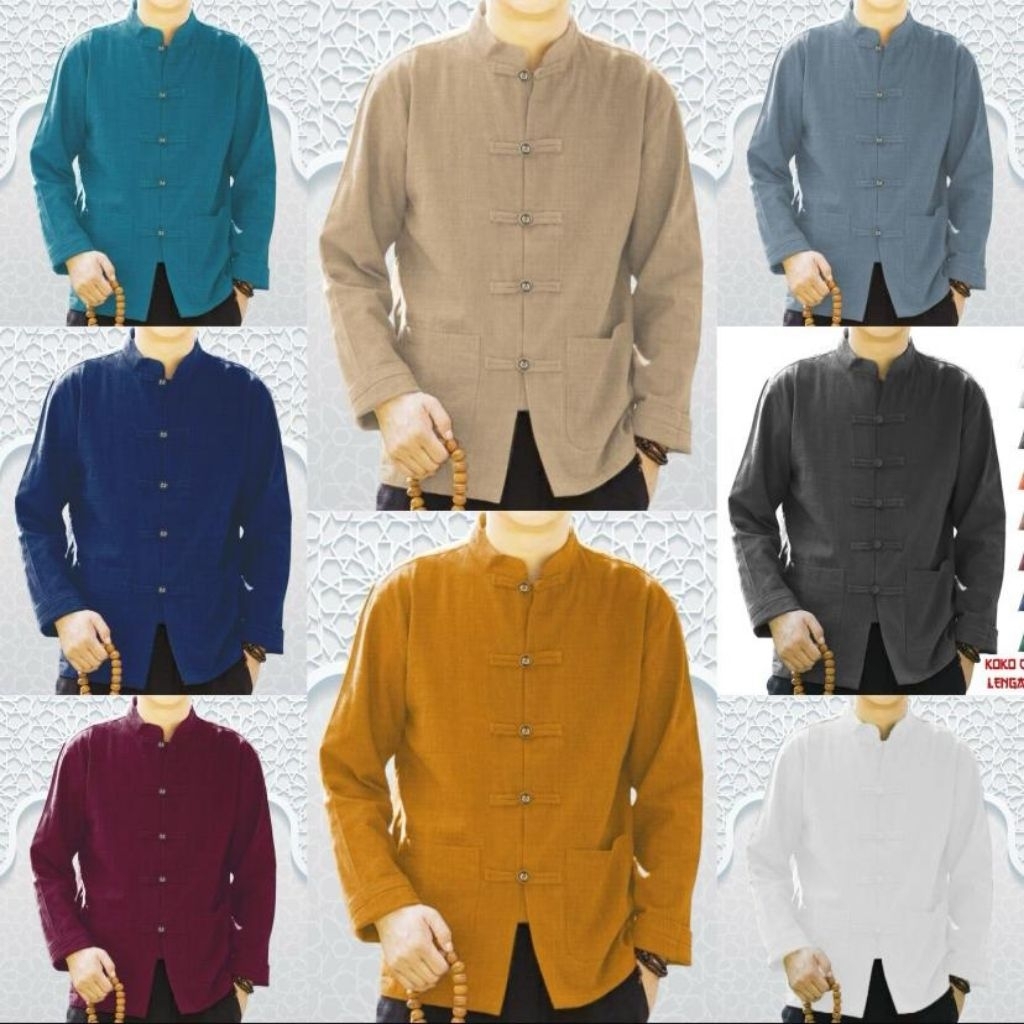 Grosir Baju Koko Cheongsam | Baju Koko Kekinian | Baju Koko Viral