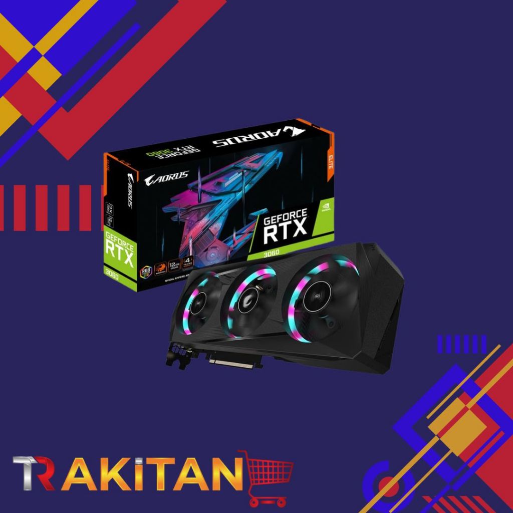 Vga Gigabyte Aorus RTX 3060 Elite 12G Nego