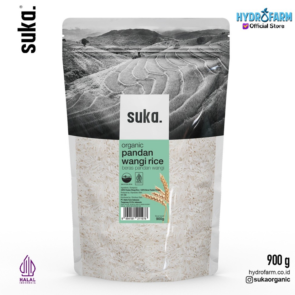 

Suka - Organic Pandan Wangi Rice / Beras Organik Pandan Wangi