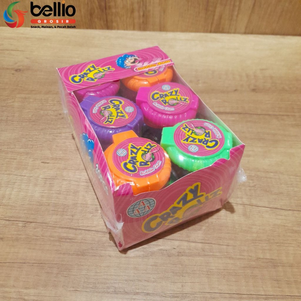 

CRAZY ROLLZ BUBBLE GUM BOX ISI 30