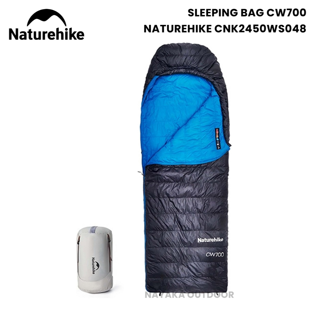 Sleeping Bag Ultralight Naturehike CW700 CNK2450WS048 Kantong Tidur Camping Duck Down Tebal Hangat