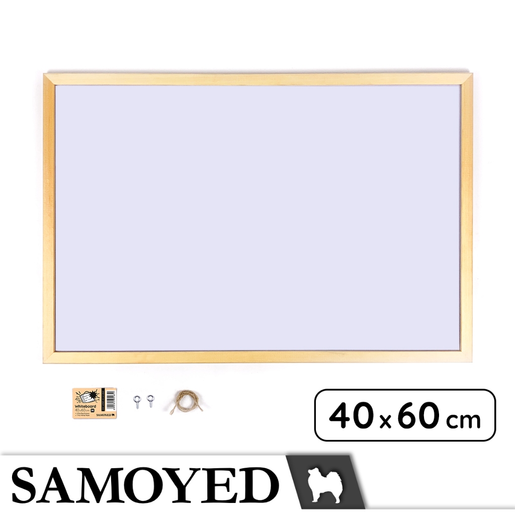 

SAMOYED WRBD-M-LW-4060 Papan Tulis / Gambar / Spidol / Gantung / White Writing / Drawing / Display / Decoration / Menu / Marker Board / Whiteboard