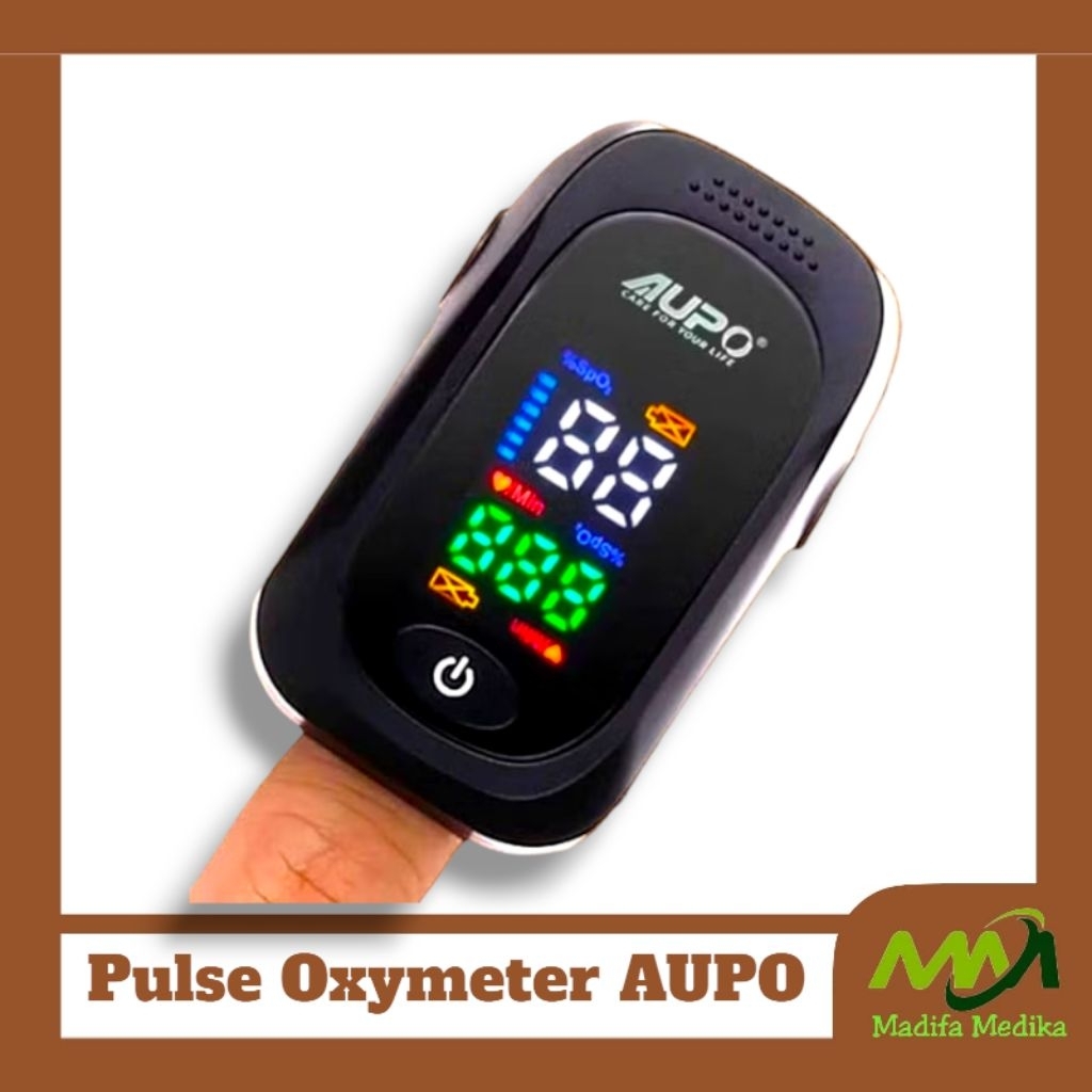 Pulse Oxymeter AUPO  Finger Pulse Oxymeter  Saturasi Oksigen