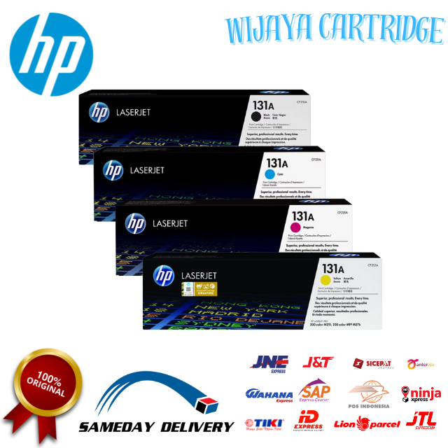 

Toner HP 131A 1 Set (CF210A–CF213A) – M251 M276 Isi 4 Warna CMYK