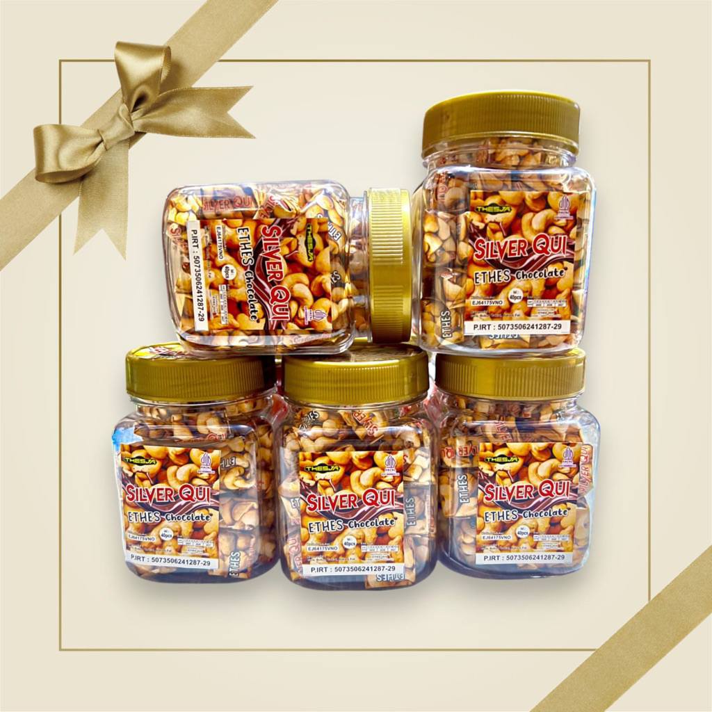

ETHES COKLAT JAR SILVER QUI ISI 40pcs
