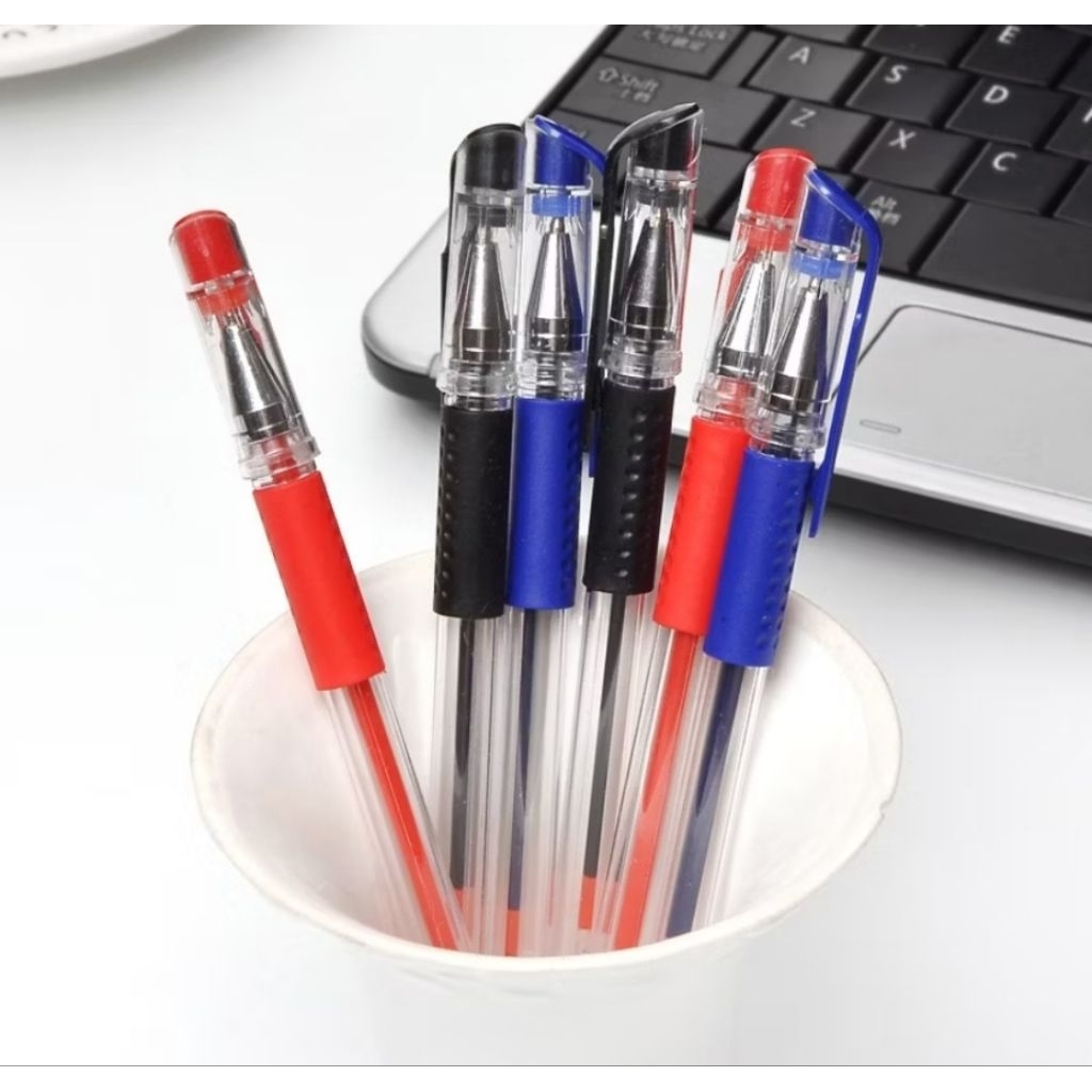 

Pena Gel 0.55mm Standard Pulpen tinta cair Alat Tulis Sekolah Kantor Pen Warna