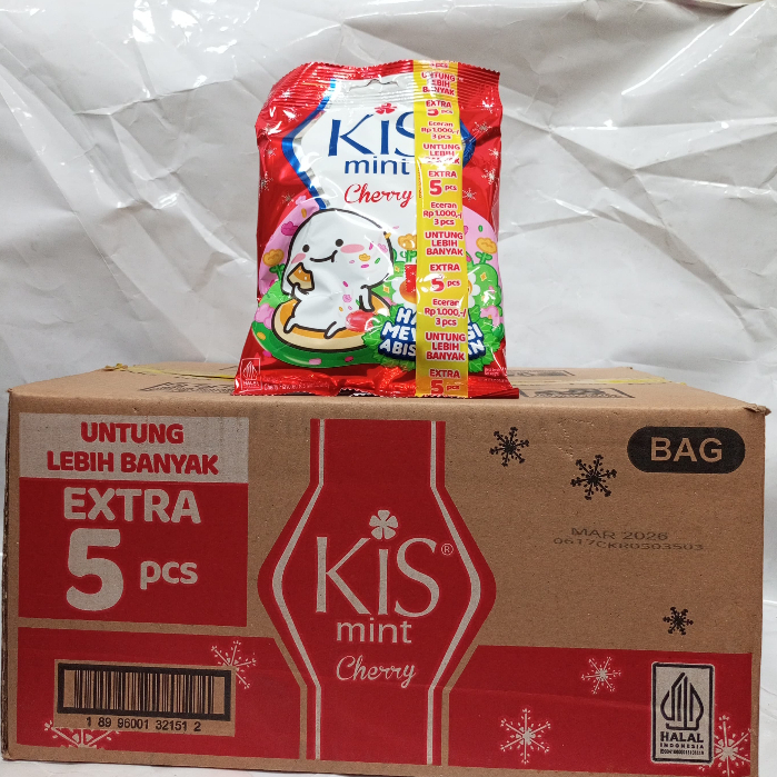

Permen Kis Cherry mint 125g promo
