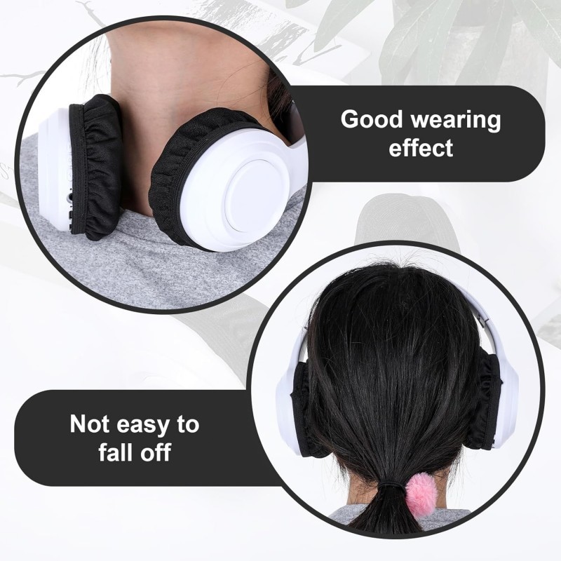 Busa Headphone Pelindung Hedset Foam Headset Bantalan Headphone Bantalan Busa Headphone