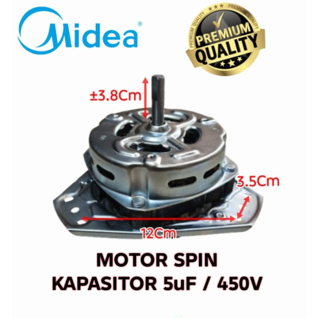 DINAMO PENGERING | MOTOR SPIN MESIN CUCI MIDEA MAE7501