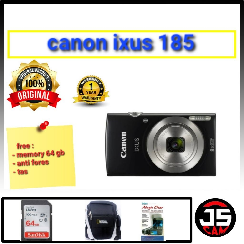 KAMERA CANON IXUS 185 / CANON IXUS 185