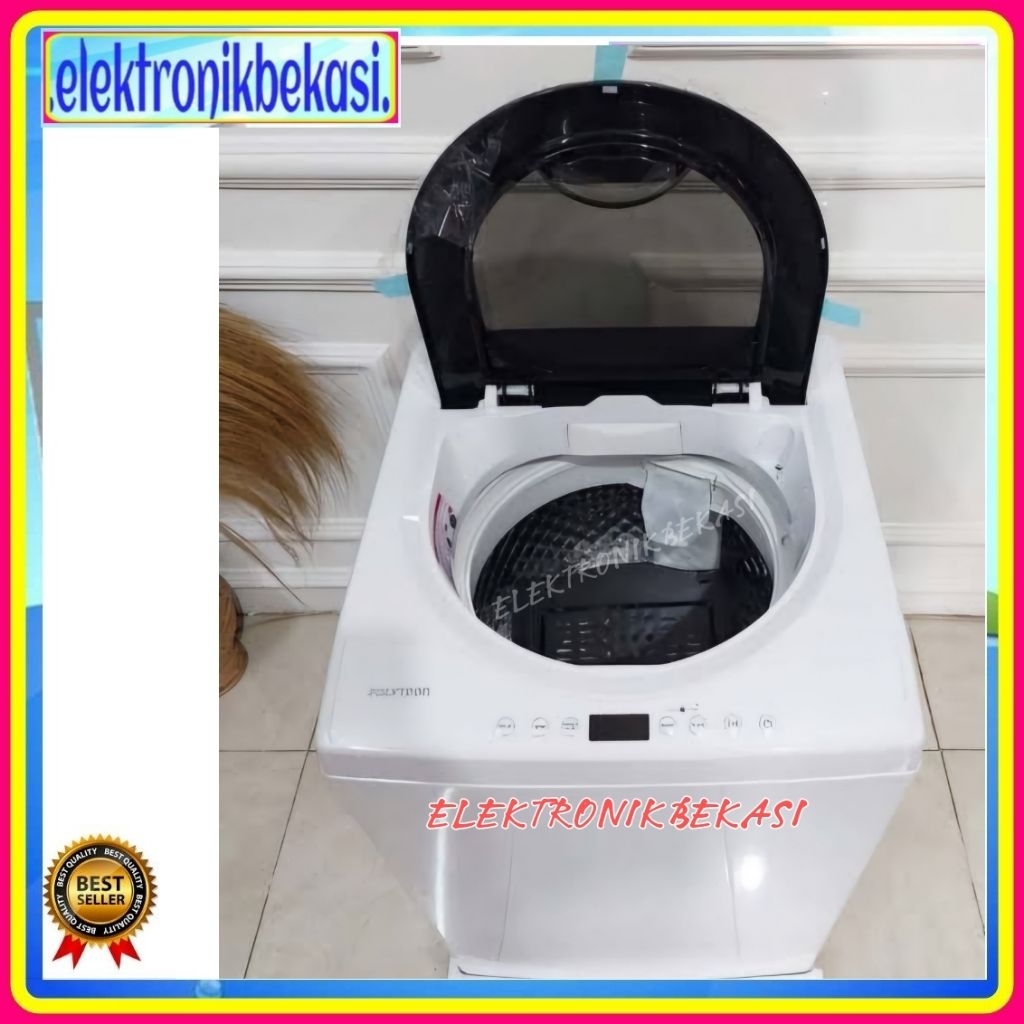 MESIN CUCI POLYTRON PAW 85017 / MESIN CUCI POLYTRON 1 TABUNG 8KG / POLYTRON PAW-80517 TOP LOADING 8K
