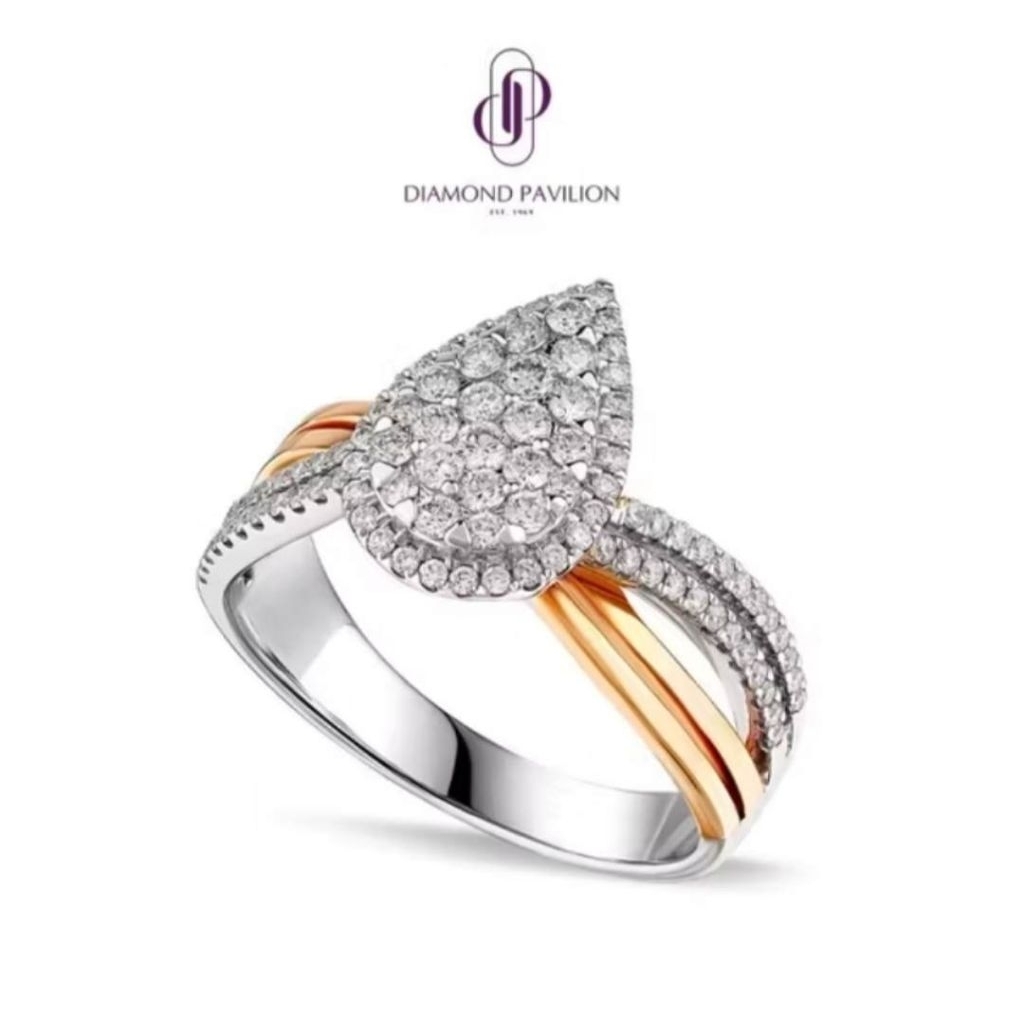 Diamond pavilion cicin emas batu berlian