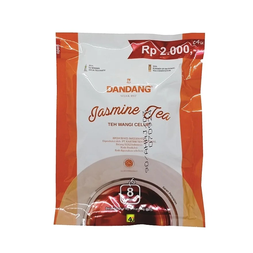 

Teh Dandang Jasmin Wangi Sachet Isi 8 Kantung @2gr