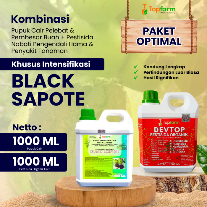 Pupuk Topfarm / Pupuk Black SapoteTerbaik  / Pupuk Khusus Pohon Black Sapote / Pupuk Buah Black Sapo