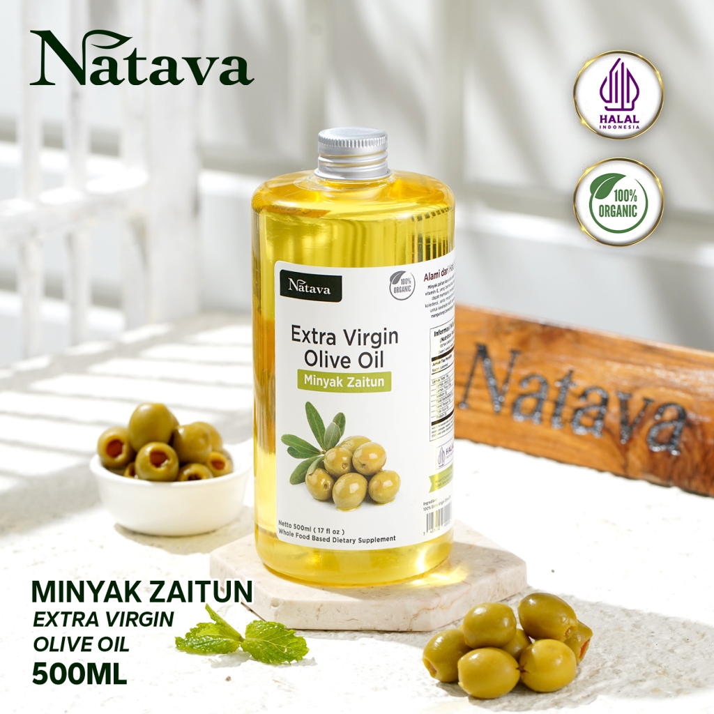 

Natava Extra Virgin Olive Oil 500ML 100% EVOO Minyak Zaitun Extra Virgin Olive Oil Organik