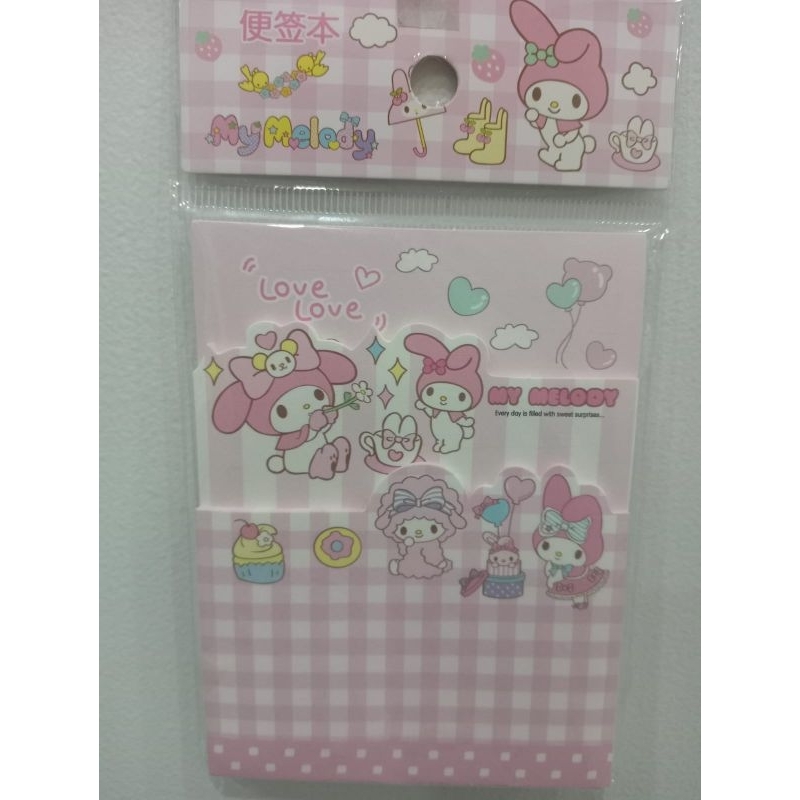 

ATS-51565 Sanrio Character My Melody Kertas Memo 3 Ukuran 95 x 117 mm