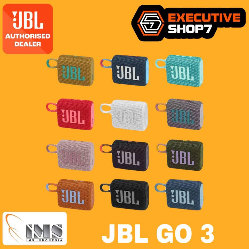 JBL GO 3 Speaker Bluetooth IP67 - by Harman - Garansi Resmi IMS 1 Tahun - Original
