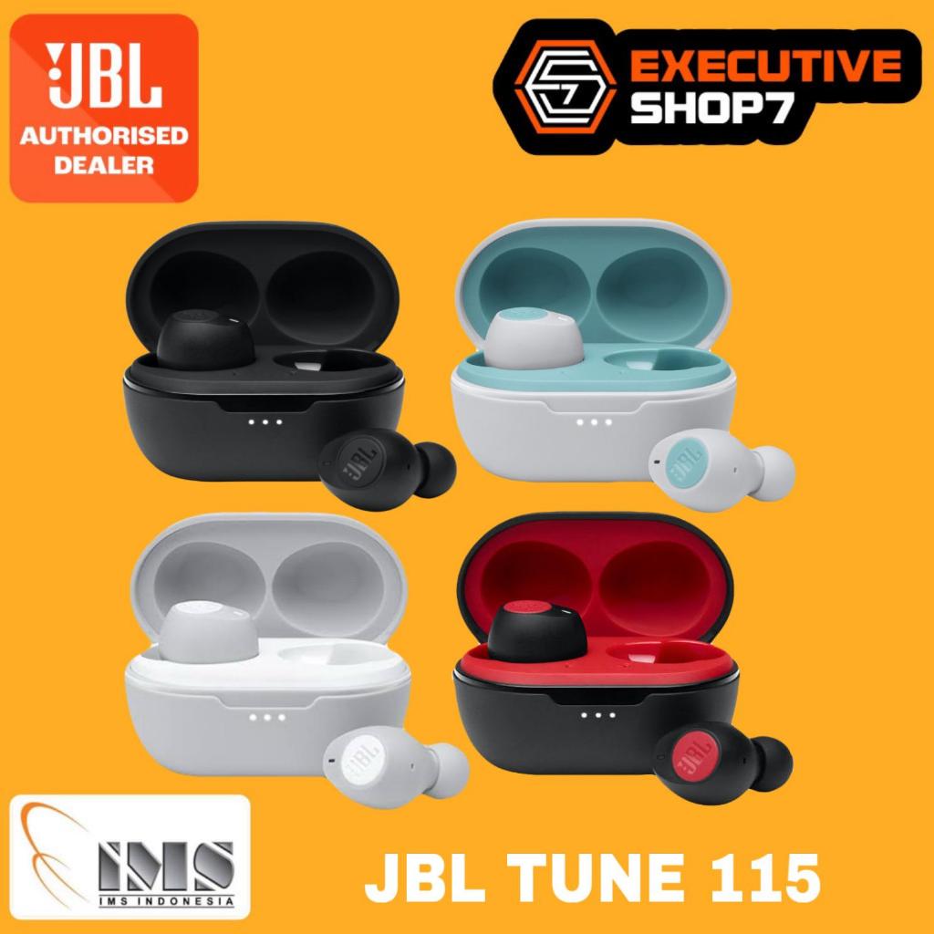 JBL Tune 115 / T115 TWS Earphone Bluetooth By Harman - Garansi Resmi IMS 1 Tahun - Original