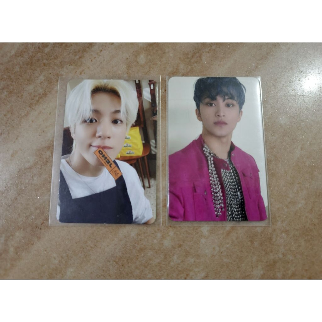 NCT Jeno cafe & Mark Hot Sauce photocard official pc