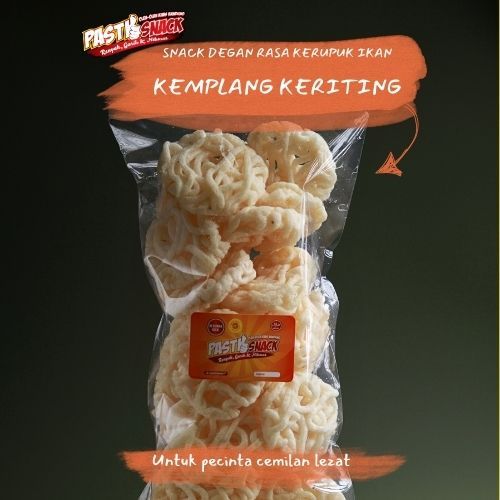 

Kemplang Keriting - Krupuk Kemplang Keriting Snack Krupuk keriting Renyah dan Gurih