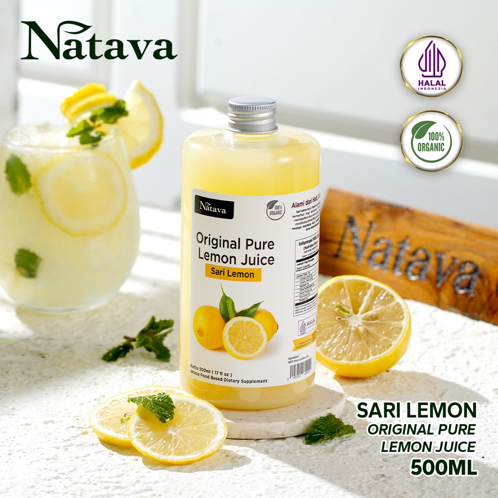 

Natava Extra Sari Lemon Murni 500ML Jus Sari Lemon Alami