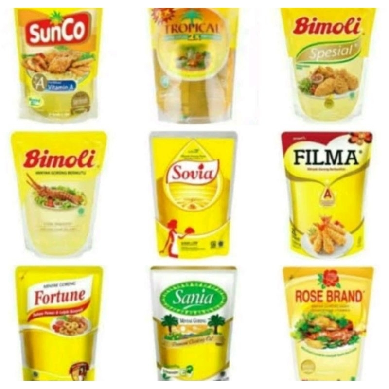 

Minyak Goreng Kemasan Refil 2 Liter | Beragam Merek