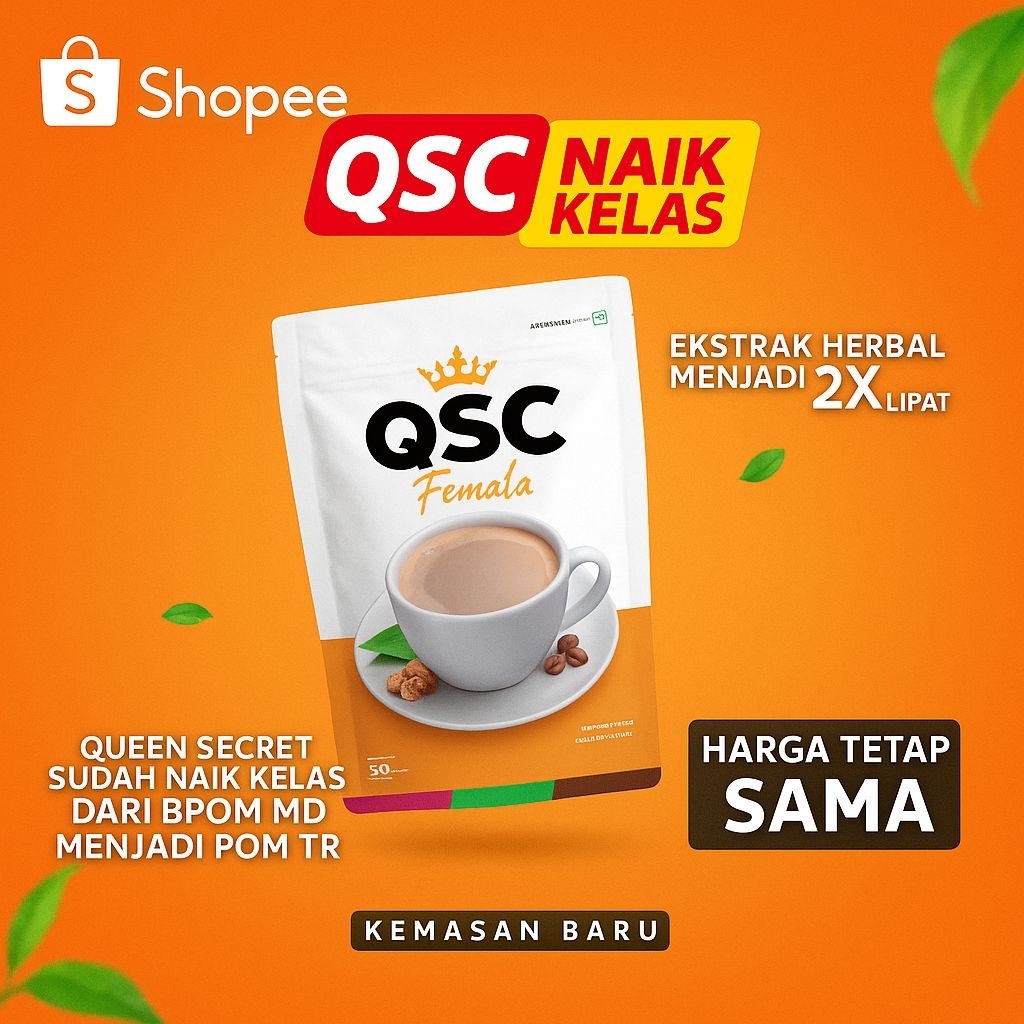 

QSC FAMELE KOPI HERBAL ISI 100gram BPOM HAHAL