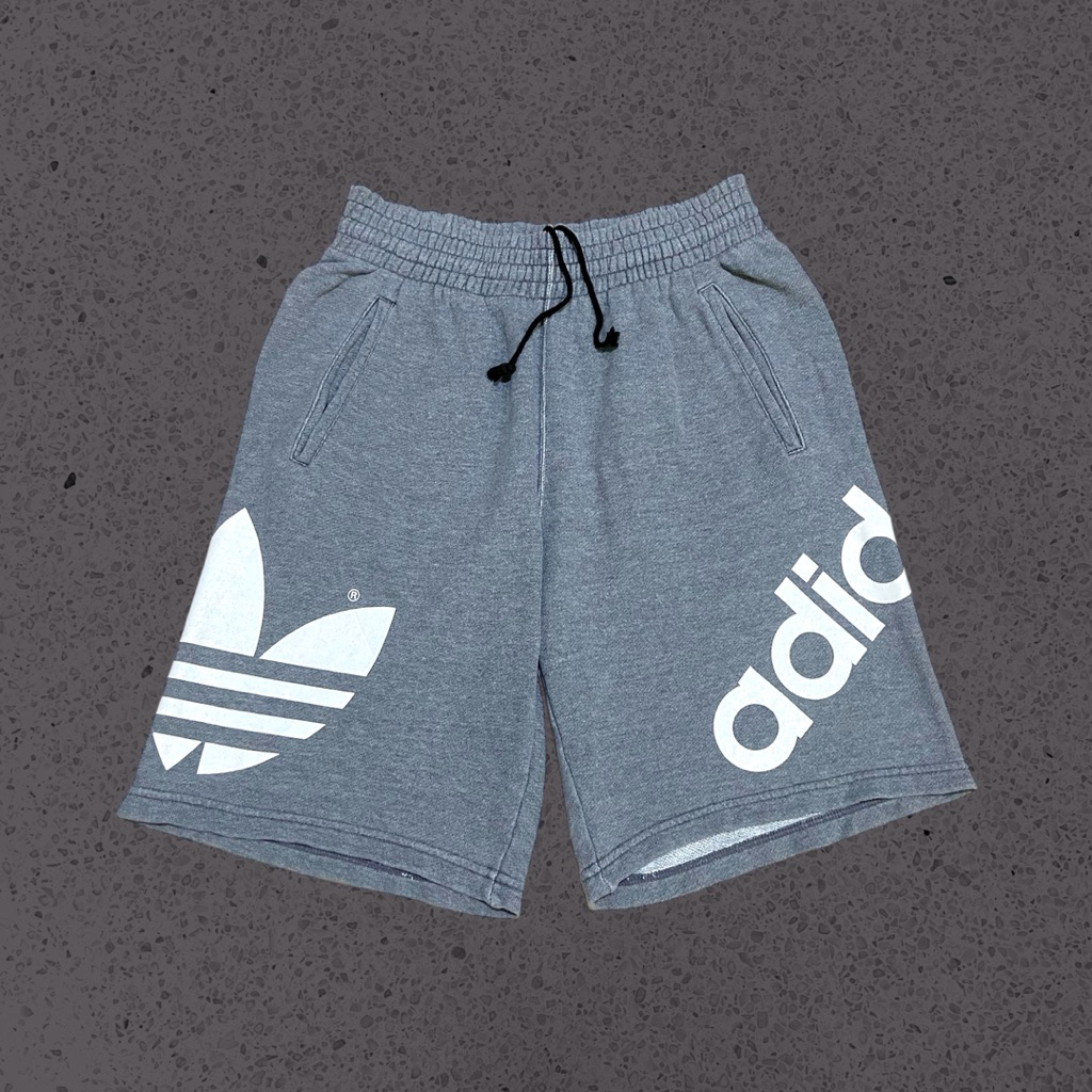 Vintage Relaxed Pants Adidas Fire Bird Big Logo / Celana Pendek Pria / Size 29-32