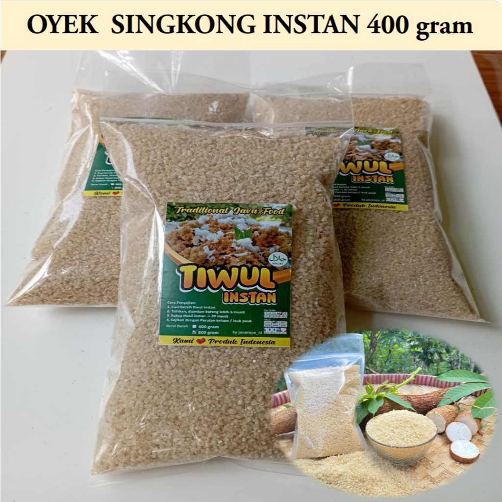 

400 gram Beras Oyek Singkong, Oyek Premium Instan