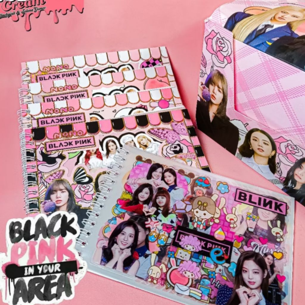 

Stiker Binder Black Pink/ Buku Stiker Black Pink