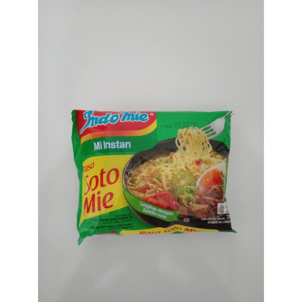 

Indomie Rasa Soto 70gr mi instan