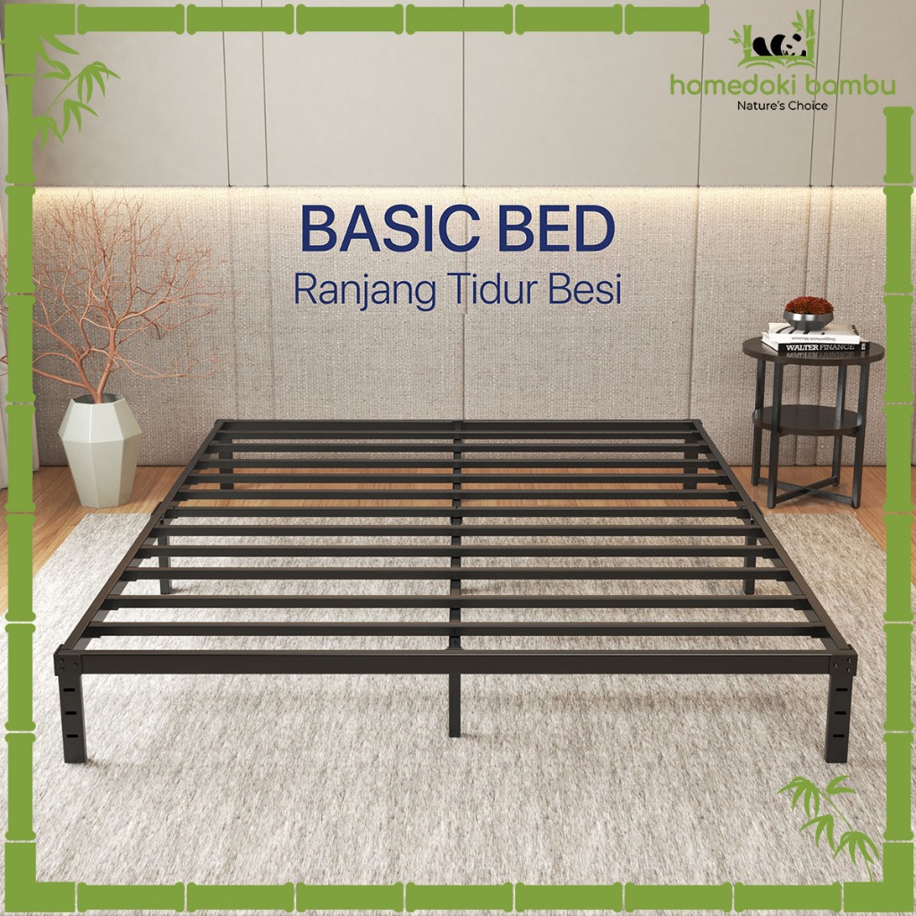 Homedoki Bambu - Basicbed / Dipan Tempat Tidur / Dipan Kasur 160x200 / Dipan Kasur 180x200 / Dipan K