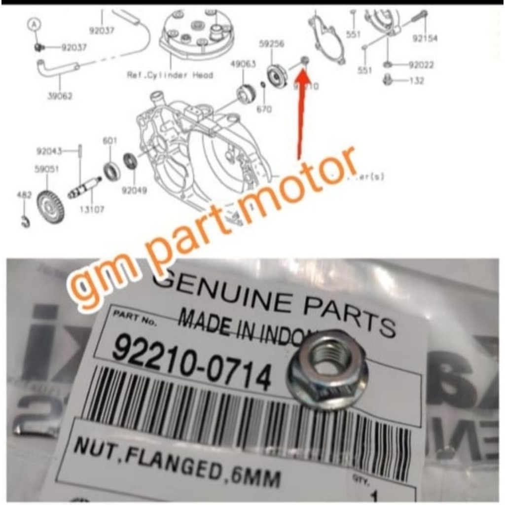 mur as water pump waterpump ninja rr ss r original