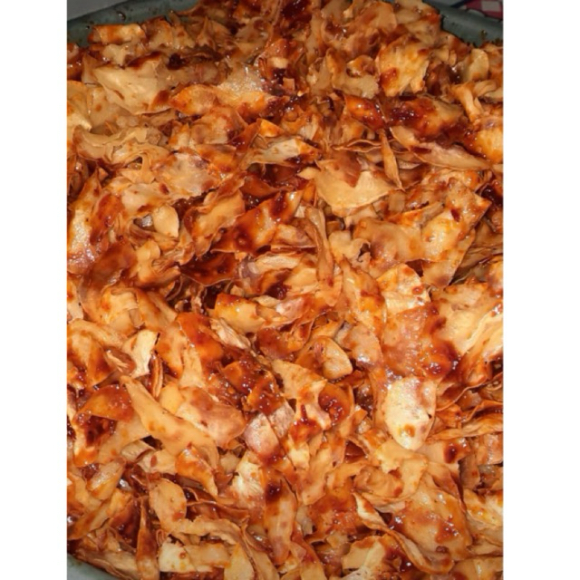 

Kripik singkong original & cabe balado