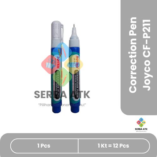 

[12 pcs] Correction pen/Stipo cair/ TipeX cair Joyco CF-P211