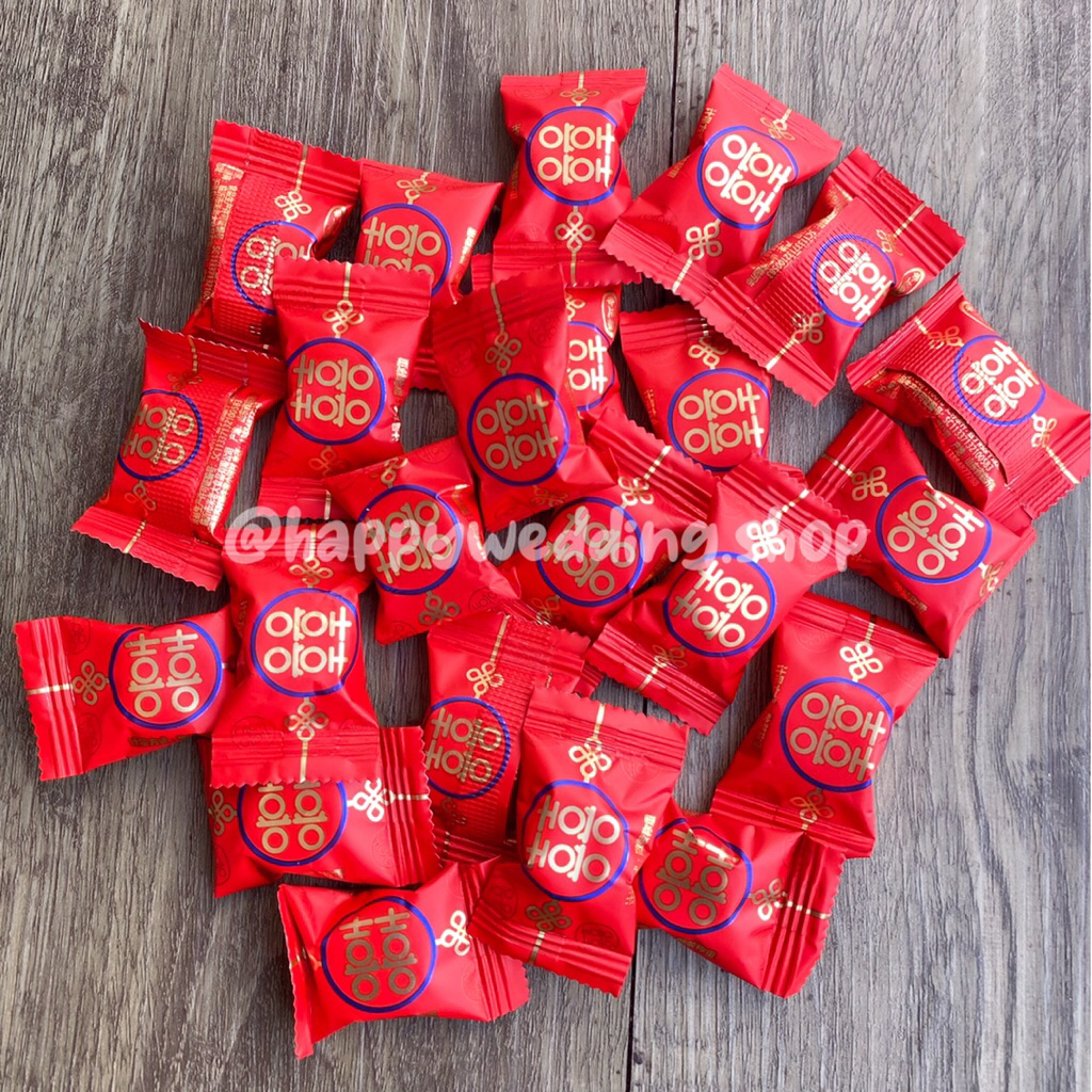 

(WAR28) Permen Susu Untuk Sangjit / Permen Wedding / Permen Susu Wedding isi 23pc