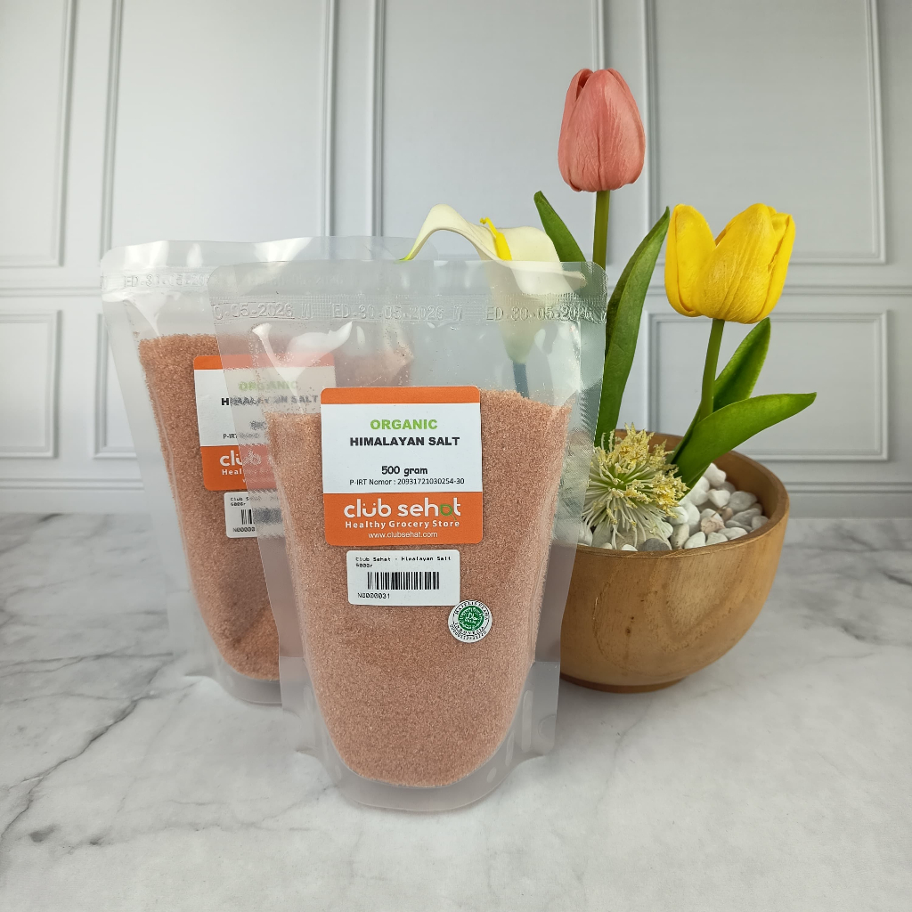

{BUY 1 GET 1} Club Sehat Organic Himalayan Salt 500Gr Garam Mineral Garam Himayala Halus 500gr
