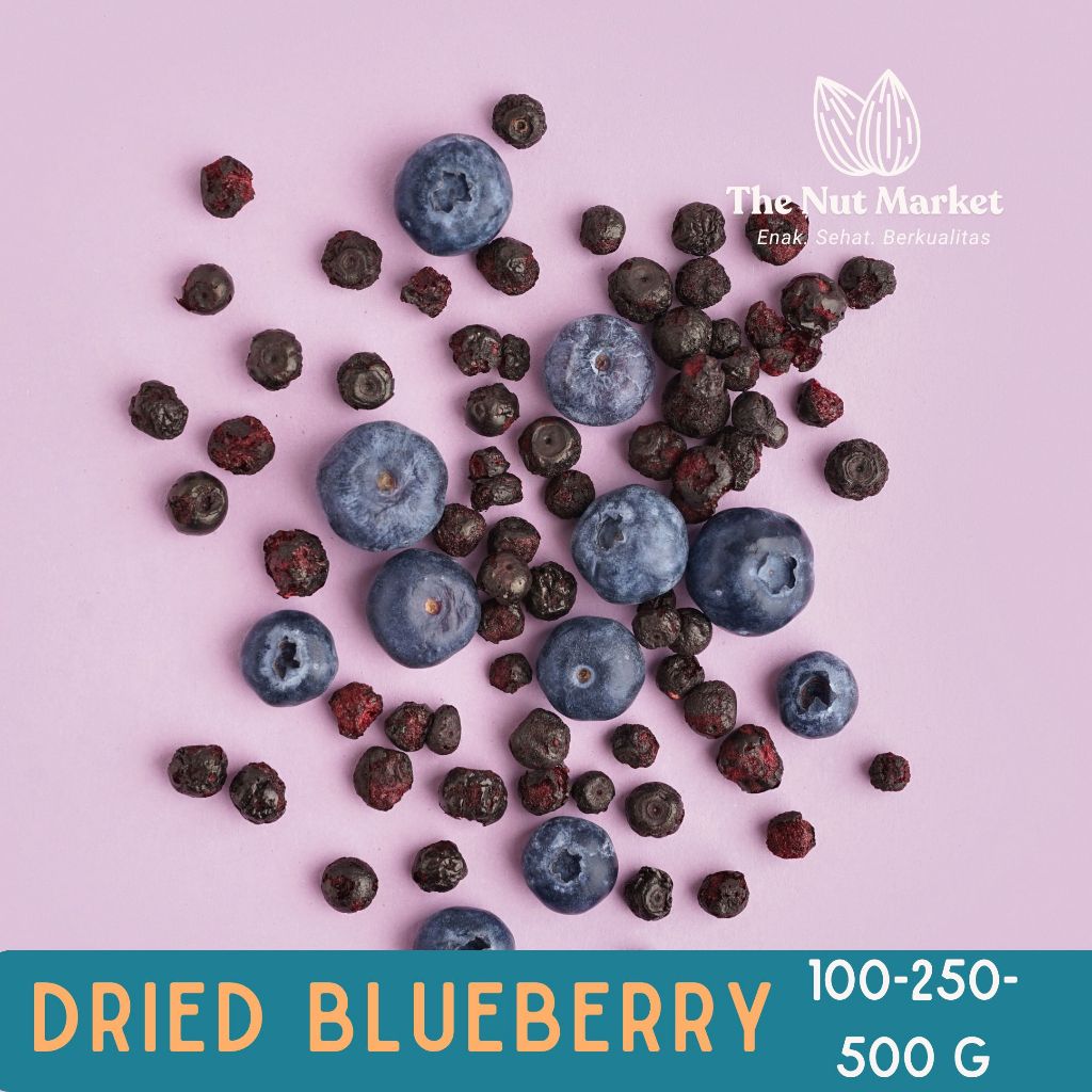 

Dried Blueberry 100 - 250 - 500 gram Bluberi kering
