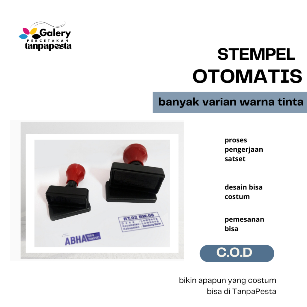 

STEMPEL PERSEGI PANJANG FLASH WARNA OTOMATIS CUSTOM UNTUK NAMA CAP LOGO USAHA PERUSAHAAN / STEMPEL NAMA CUSTOM